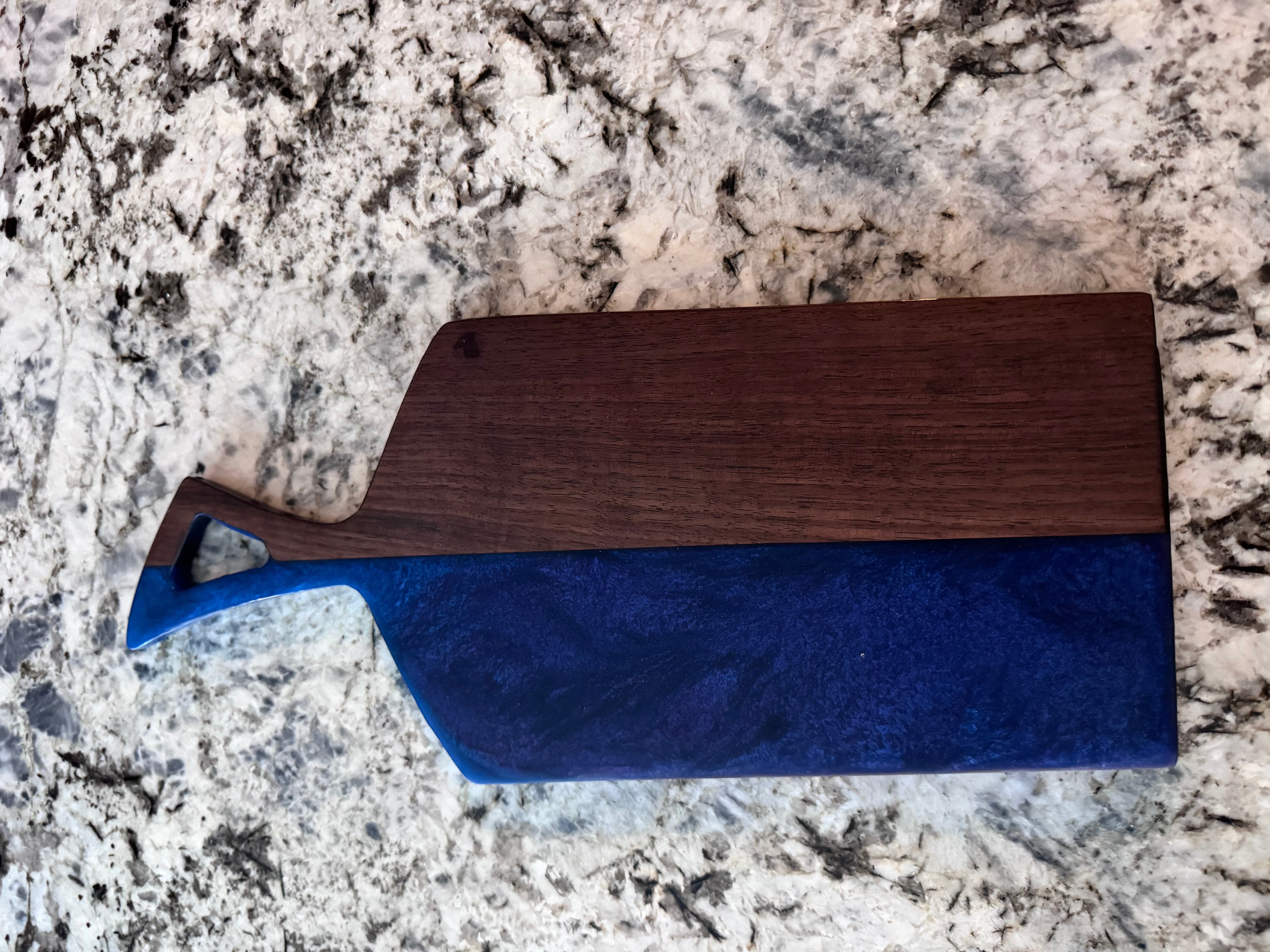 22” Blue Resin Charcuterie Board