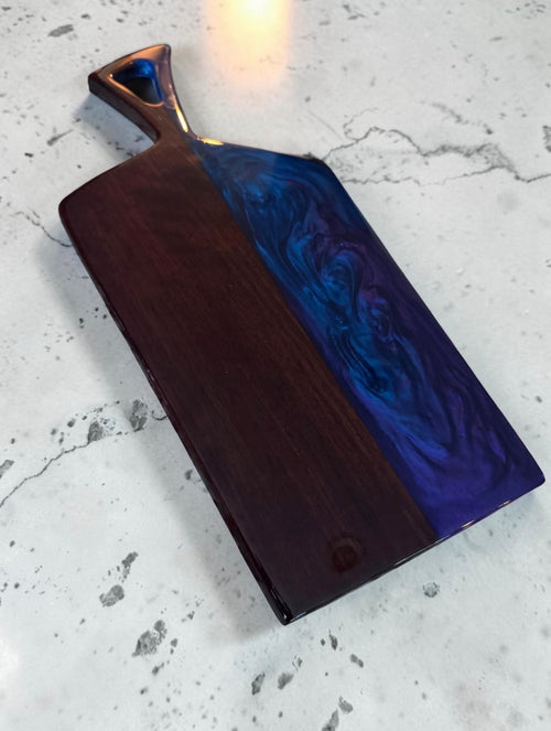22” Blue Resin Charcuterie Board